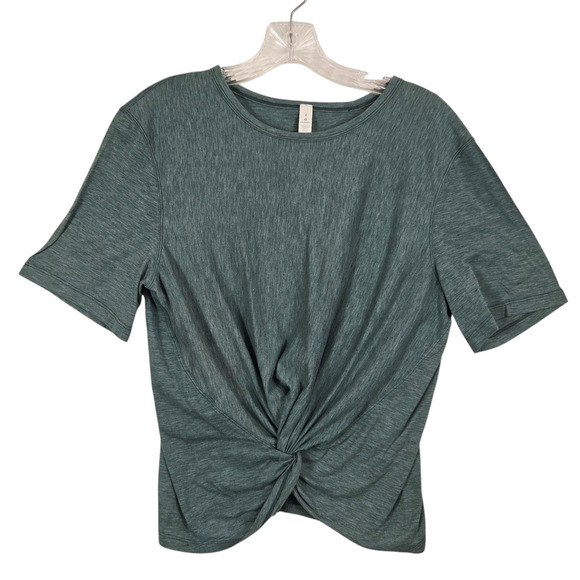 Lululemon Tops - Lululemon Size 8 Medium Crescent T-Shirt twist exercise workout Athleisure  #923